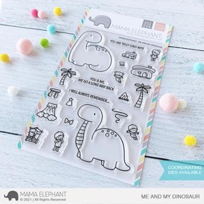 Mama Elephant Clear Stamps - Me And My Dinosaur